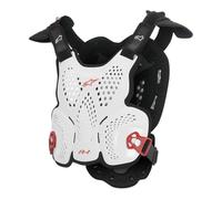 Alpinestars 1494569 Pettorina A-1 Roost Guard, Bianco/Nero/Rosso, XXL