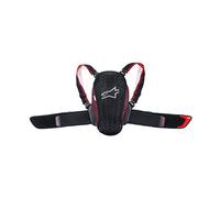Alpinestars Nucleon KR-Y Youth, paraschiena bambini Taglia unica male Nero/Rosso