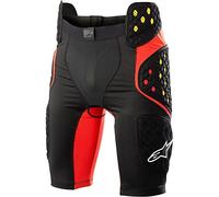 Alpinestars 1597537 Pantaloni Protettivi Sequence PRO, Nero/Rosso, M