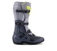 Stivali Cross Alpinestars Tech 3 Grigio Scuro/Grigio/Grigio Chiaro/Nero44,5 Grigio Scuro,Grigio,Grigio Chiaro,Nero