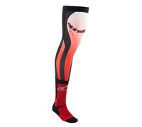Alpinestars 2025 Ginocchiera Calzini Rosso Fuoco MX Bianco Quad Atv Off Enduro