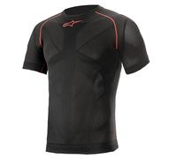 Alpinestars 2025 Ride Tech Top Manica Corta Base Layer Estate Nero Rosso MX Quad