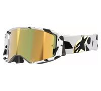 Alpinestars 2026 Occhiali Supertech Corp Absolute Vision Bianco Oro Specchiato