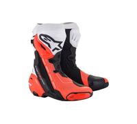Alpinestars 2220121-124-47 Supertech R con Sfiati Stivali 12 Nero/Bianco/Rosso