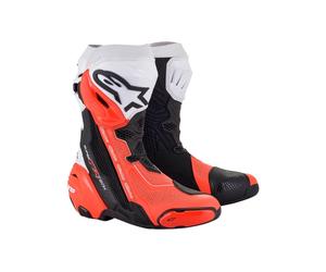 Alpinestars 2220121-124-47 Supertech R con Sfiati Stivali 12 Nero/Bianco/Rosso