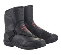 Alpinestars Ridge V2 Stivali motociclistici impermeabili, nero-rosso, taglia 42 per maschi