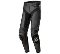 Alpinestars Missile V3, pantaloni di pelle 46 male Nero/Bianco