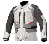 Alpinestars Andes V3 Drystar Giacca tessile moto, nero-grigio-bianco, taglia 3XL per maschi