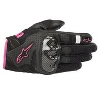 Guanto Corto Donna STELLA SMX-1 AIR V2 Nero Rosa - ALPINESTARS - UE: XS