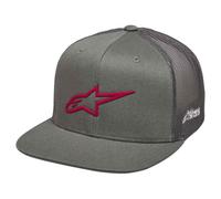 Alpinestars 3D Ageless Trucker Hat Cappellino Uomo Grigio/Rosso Taglia Unica