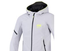 Alpinestars 4125-0073-04 Aeroshell Giacca Impermeabile Sm Medio Grigio/Giallo