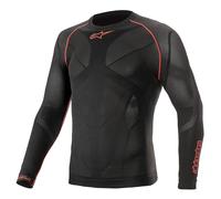 Alpinestars 4280-0101-05 Ride Tech V2 Top Manica Lunga Estate Md-Lg Nero/Rosso