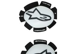 Alpinestars 4329-0095-00 Gp Forti Ginocchio Cursori Osfm Bianco