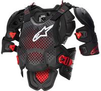 Alpinestars 6700523-1431-XXL A-10 V2 Protezione XL-2XL Antracite/Nero/Rosso