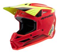 Alpinestars 8301625-3051-YL SM3 Fray Ragazzi Casco LG Rosso