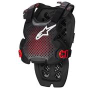 Alpinestars A-1 Pro Paraschiena Petto CE Livello 1 Anthracite Nero Rosso MX