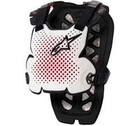 Alpinestars A-1 Pro Protezione toracica, nero-bianco, taglia M L per maschi