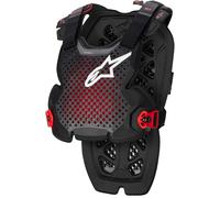 Alpinestars A-1, protettore del torace Livello 1 XXL male Grigio Scuro/Nero/Rosso