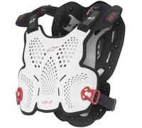 Alpinestars A-1 Protezione toracica 2016, bianco/nero, Taglia M/L