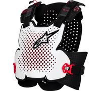 Gilet di protezione Alpinestars A-4 Plasma bianco nero rosso - XL-XXL