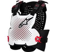 Gilet di protezione Alpinestars A-4 Plasma bianco nero rosso - XL-XXL