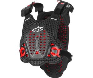 Alpinestars A-5 Plasma Corazza toracica, nero/rosso, Taglia XS/S