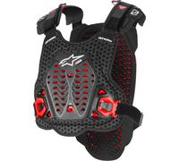 Alpinestars A-5 Plasma Corazza toracica, nero/rosso, XS/S