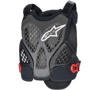 Alpinestars A-6 PLASMA Gilet di protezione per bicicletta, nero-rosso, taglia M per maschi