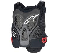 Alpinestars A-6 PLASMA Gilet di protezione per bicicletta, nero-rosso, taglia L per maschi