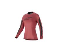 Alpinestars a dura dri astar bordeaux maglia a manica lunga da donna