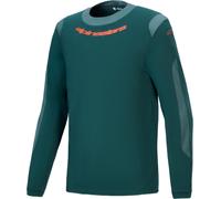 Alpinestars A-Dura Dri Wool Maglia da bicicletta a maniche lunghe, verde, taglia S per maschi
