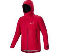 Alpinestars A-Dura Elite impermeabile Giacca da bicicletta, rosso, Taglia L
