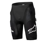 Alpinestars A-Impact Plasma Pantaloncini di protezione per bicicletta, Bianco/nero, Taglia L