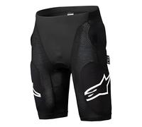 Alpinestars A-Impact Plasma Pantaloncini di protezione per bicicletta, nero-bianco, taglia 2XL per maschi