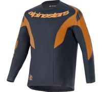 Alpinestars A-Supra Race Maglia a maniche lunghe, nero-oro, taglia L per maschi