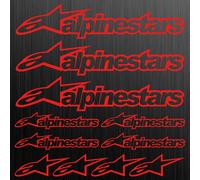 alpinestars adesivi sticker decal moto motociclo set 11 Pezzi