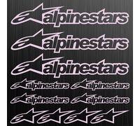 alpinestars adesivi sticker decal moto motociclo set 11 Pezzi