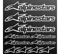 alpinestars adesivi sticker decal moto motociclo set 11 Pezzi