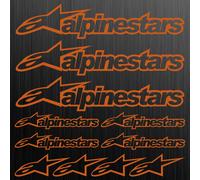 alpinestars adesivi sticker decal moto motociclo set 11 Pezzi