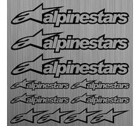 alpinestars adesivi sticker decal moto motociclo set 11 Pezzi