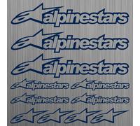 alpinestars adesivi sticker decal moto motociclo set 11 Pezzi