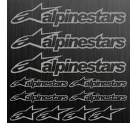 alpinestars adesivi sticker decal moto motociclo set 11 Pezzi