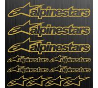 alpinestars adesivi sticker decal moto motociclo set 11 Pezzi