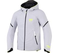 Alpinestars Aeroshel impermeabile Giacca tessile moto, grigio/giallo, Taglia S