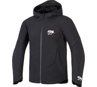 Alpinestars Aeroshel impermeabile Giacca tessile moto, nero, Taglia XL