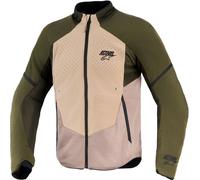 Alpinestars Aeroshell Airflow, giacca in tessuto XL male Nero/Grigio Scuro