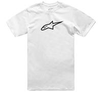Alpinestars Original Logo Tee Maglietta a Maniche Corte con Girocollo T-Shirt, Bianco, XXL Uomo