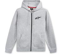 Alpinestars Ageless Chest Felpa con cappuccio con zip, grigio, taglia XL per maschi