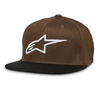 Alpinestars Ageless Flat Hat, Cappellino da Baseball Uomo, Marrone/Nero, S/M