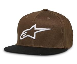 Alpinestars Ageless Flat Hat, Cappellino da Baseball Uomo, Marrone/Nero, S/M